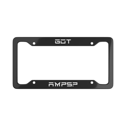 Got Amps? Tesla License Plate Frame